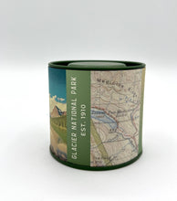 Load image into Gallery viewer, Vintage Map Travel Tin - Two Medicine Lake, Glacier Park