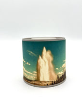 Load image into Gallery viewer, Vintage Map Travel Tin - Old Faithful, Yellowstone Park