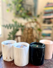 Load image into Gallery viewer, Biophilia:  Beautiful Wood/Ceramic Hinoki Scented Candle
