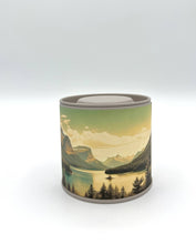 Load image into Gallery viewer, Vintage Map Travel Tin - St Mary's Lake - East Glacier
