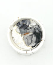 Load image into Gallery viewer, Biophilia:  Gold &amp; White Marble Labdanum Scented Candle
