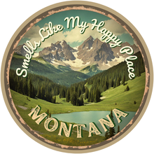Load image into Gallery viewer, Montana Postcard Tins, 6-Pack of 4 oz Premium Travel Candles
