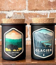 Load image into Gallery viewer, Flathead Lake Montana Candle with Wood /Reusable Label
