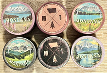 Load image into Gallery viewer, Montana Postcard Tins, 6-Pack of 4 oz Premium Travel Candles
