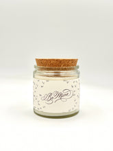 Load image into Gallery viewer, Be Mine.  Valentines Day Candle w/ Rose Quartz &amp; White Label
