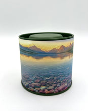 Load image into Gallery viewer, Vintage Map Travel Tin - Lake McDonald, Montana
