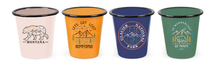 Load image into Gallery viewer, Reusable Enamel Camp Cup Scented Candle - Montana Bear

