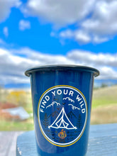 Load image into Gallery viewer, Enamel Reusable Candle - Find Your Wild
