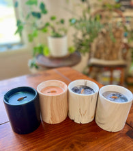 Load image into Gallery viewer, Biophilia: White Marble + Pure Fresh Air Scented Candle
