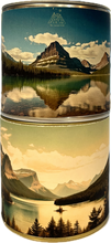 Load image into Gallery viewer, Vintage Map Travel Tin - Two Medicine Lake, Glacier Park
