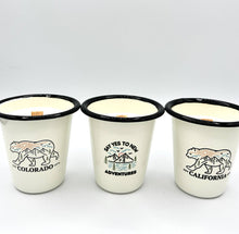 Load image into Gallery viewer, Pine Scented Candle - Colorado Bear  - Reusable Camp Cup
